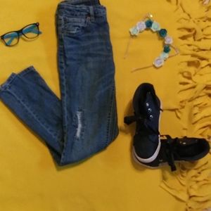 Hand crafted blue jeans